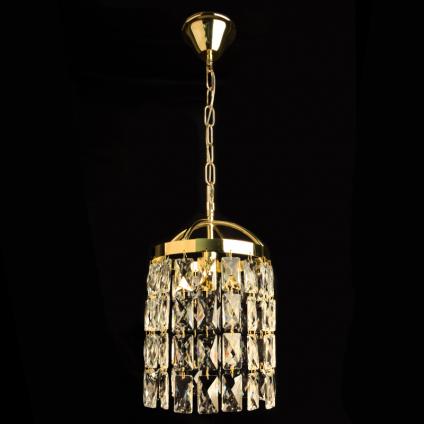 Подвес 8381/1/200 GD золото/хрусталь 1x40W E14 d200 h700, 24